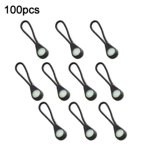 100pcs  Mountaineering Camping Backpack Zipper Pull Outdoor Anti-Lost Eye-Catching Luminous Accessories Self-Luminous Drawstring