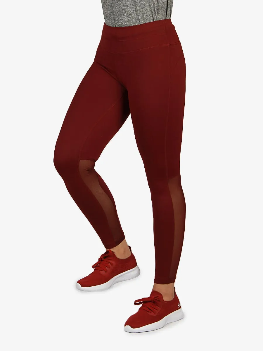 Active Force - Compression Tights - Maroon