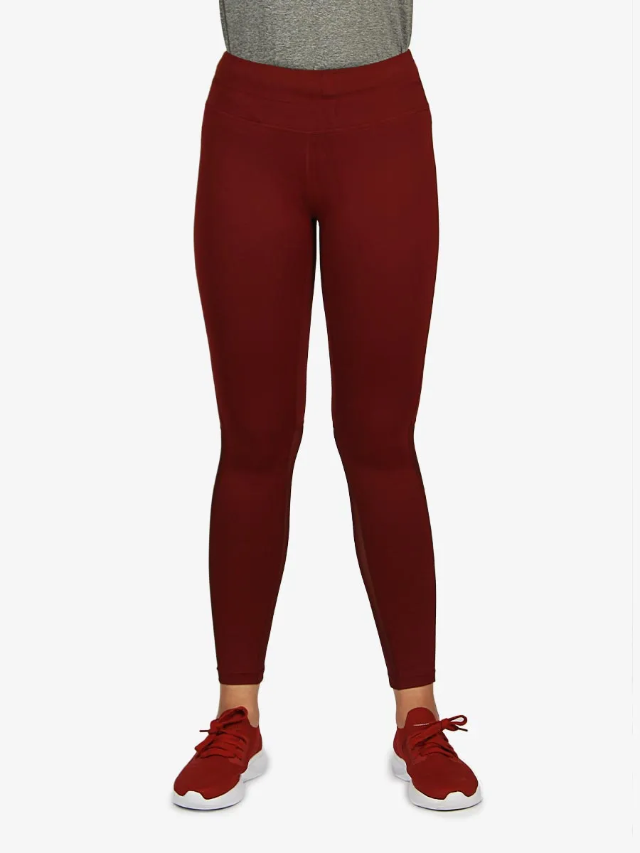 Active Force - Compression Tights - Maroon