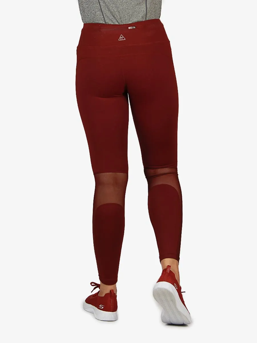 Active Force - Compression Tights - Maroon