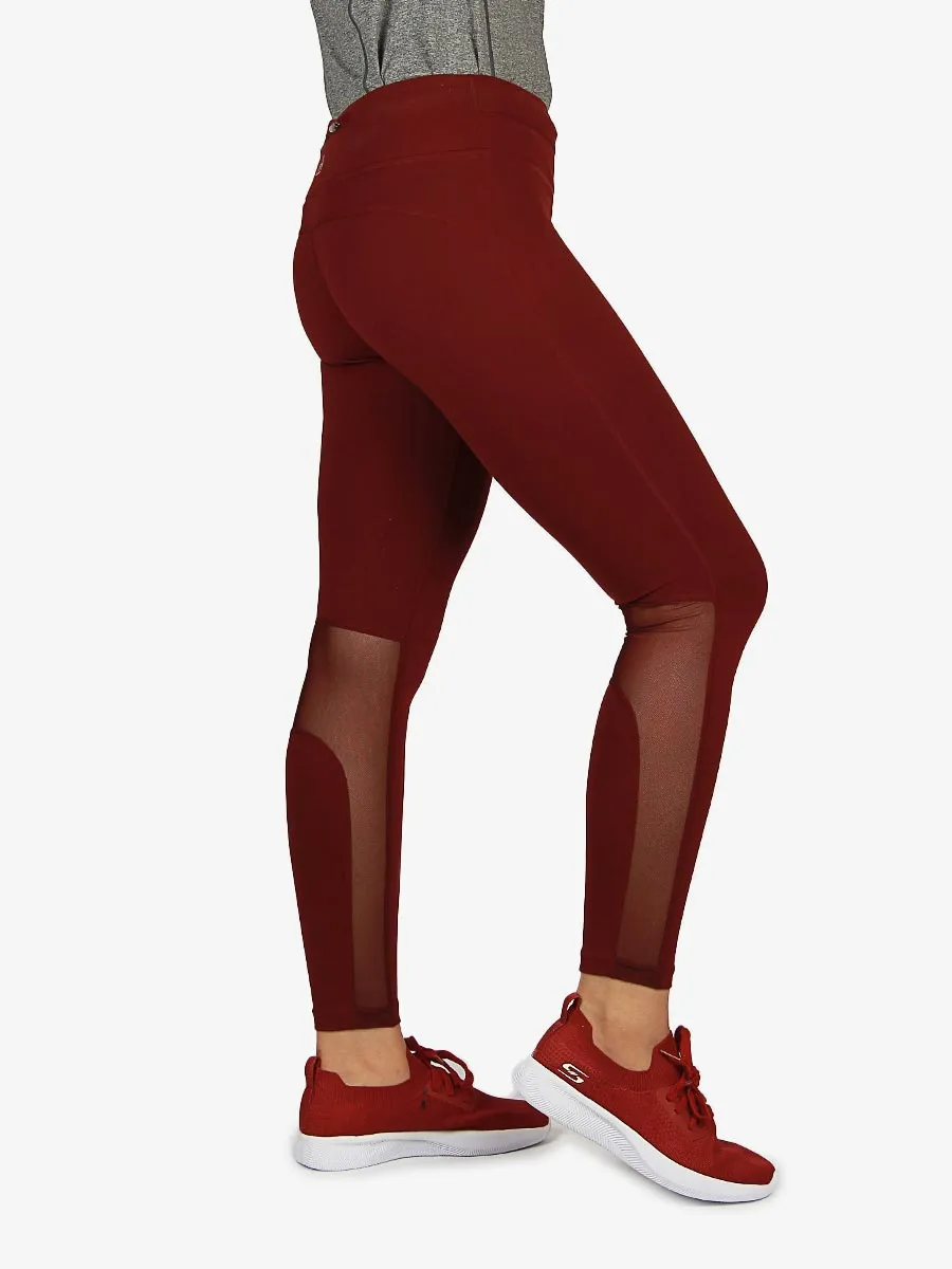 Active Force - Compression Tights - Maroon