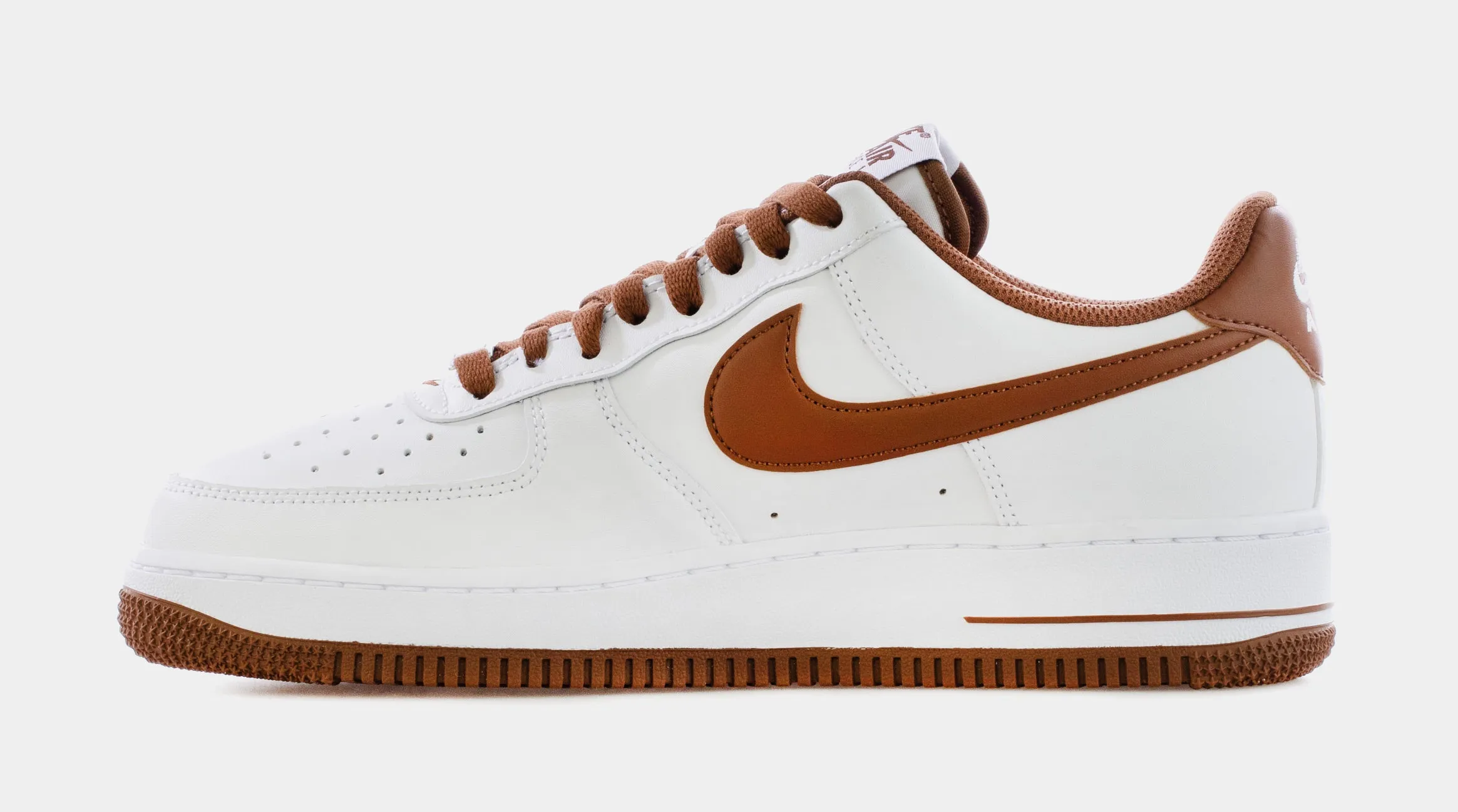 Air Force 1 Low Pecan Mens Lifestyle Shoes (White/Brown)