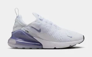 Air Max 270 Blue Whisper Womens Lifestyle Shoes (White/Football Grey/White/Blue Whisper)