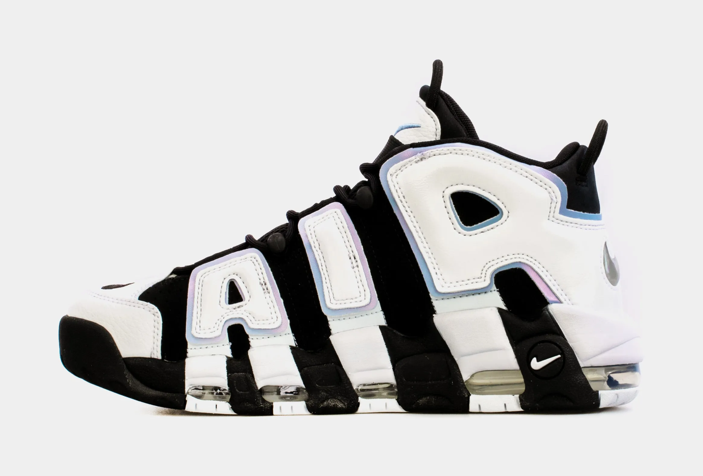 Air More Uptempo 96 Cobalt Bliss Mens Basketball Shoes (Black/White) Free Shipping