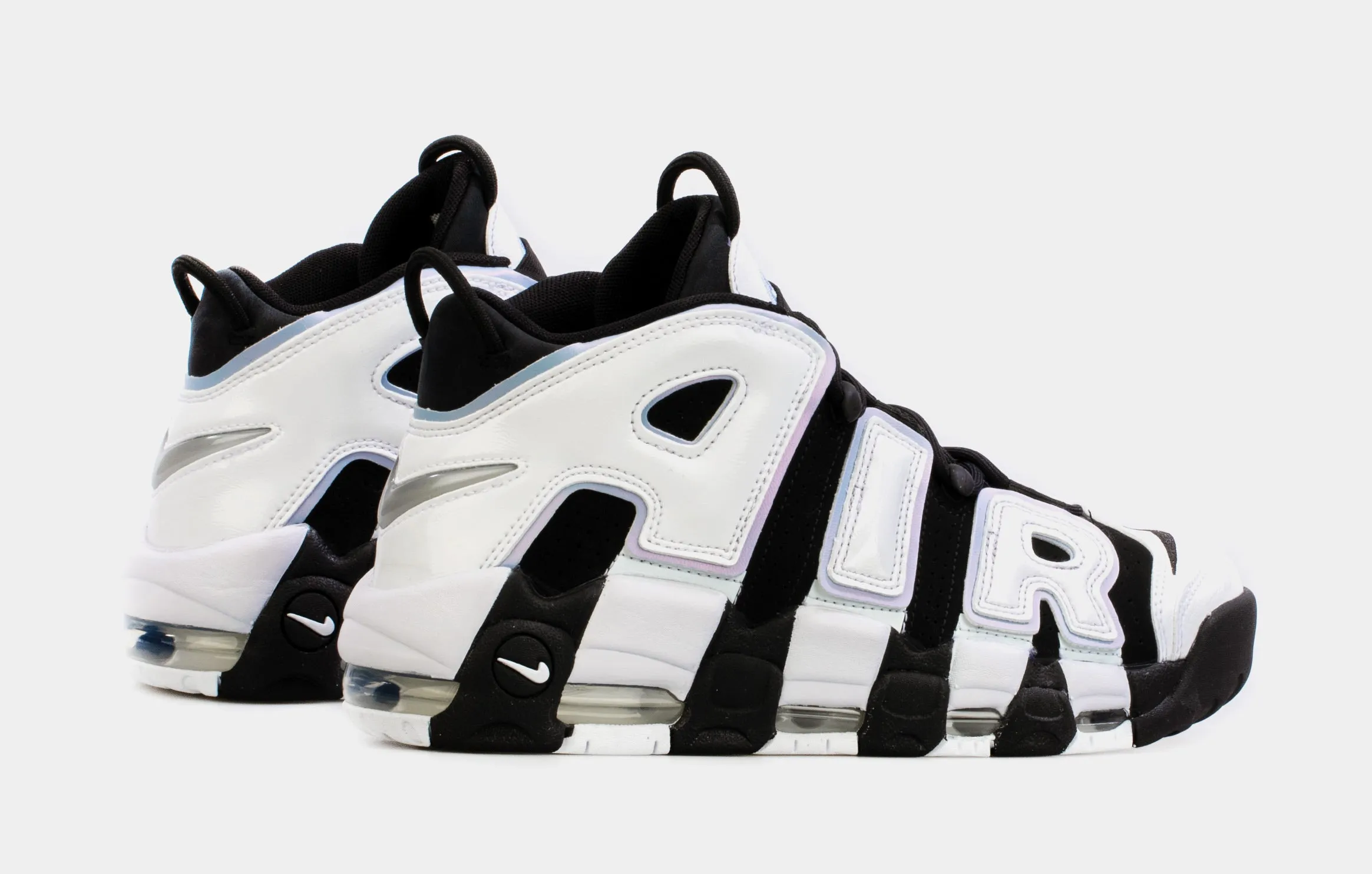 Air More Uptempo 96 Cobalt Bliss Mens Basketball Shoes (Black/White) Free Shipping