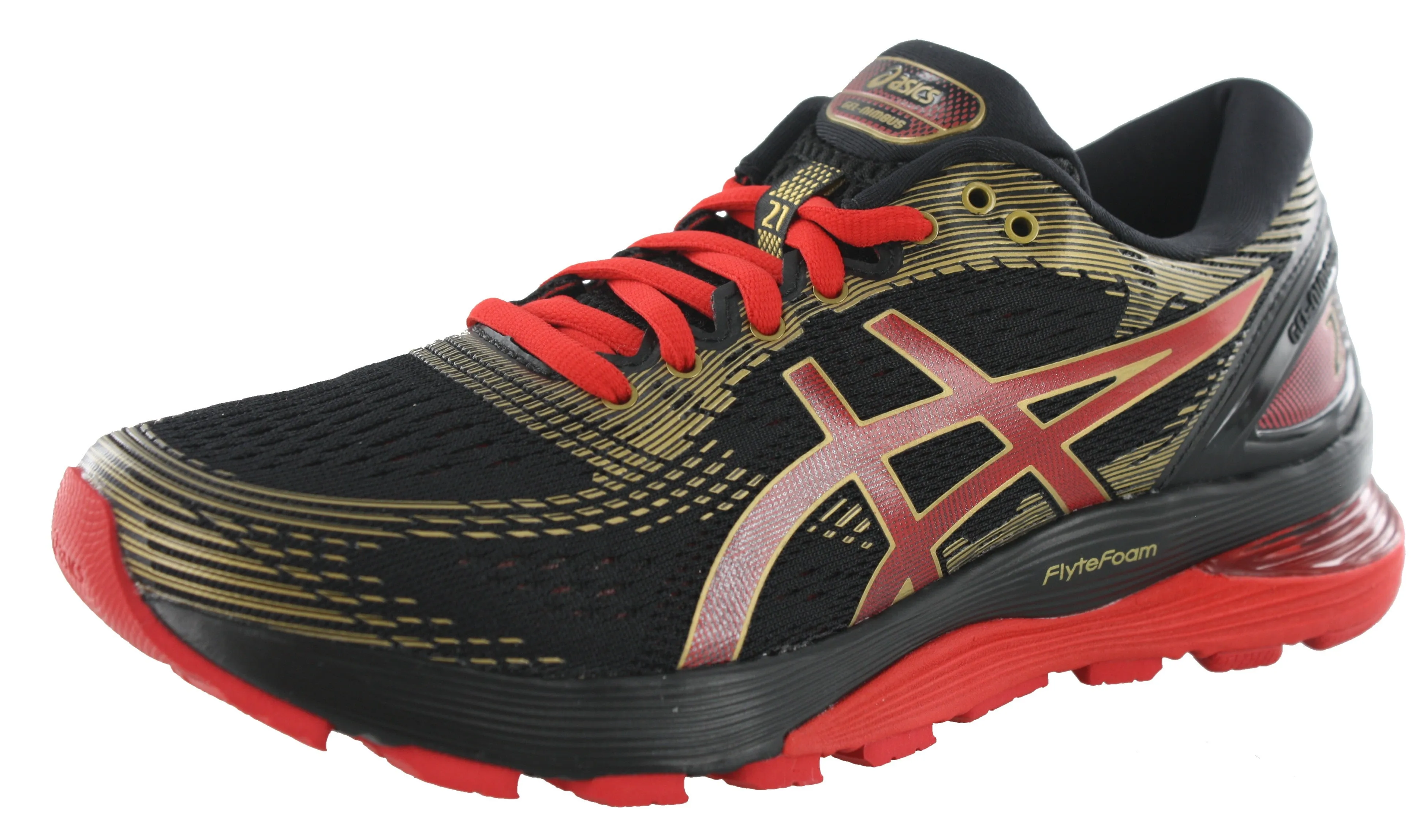 ASICS Men Walking Trail Cushioned Running Shoes Gel Nimbus 21