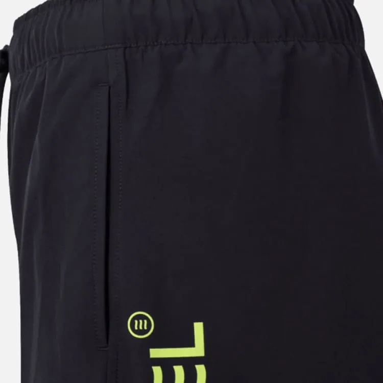 Barrel Men Vibe 4" Leggings Shorts-BLACK