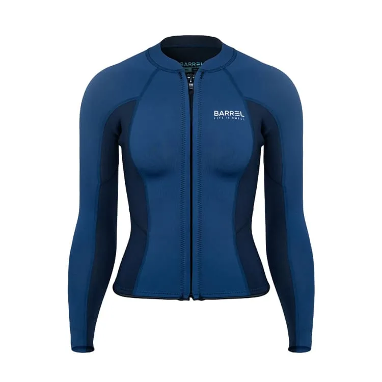 Barrel Women Active 2mm Neoprene Jacket-BLUE