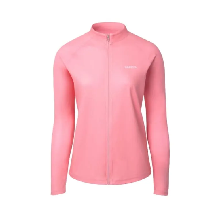 Barrel Women Essential Relax ZipUp Rashguard-PINK