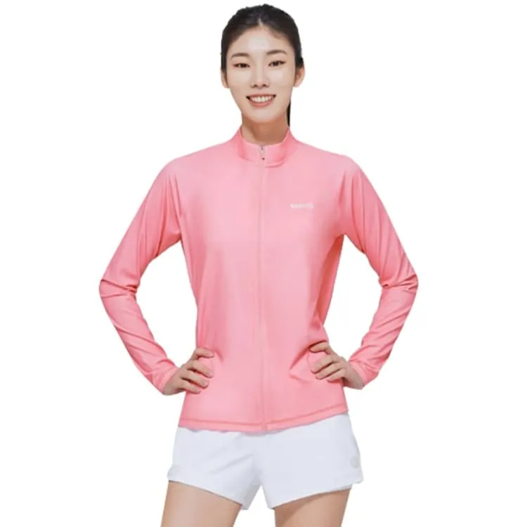 Barrel Women Essential Relax ZipUp Rashguard-PINK