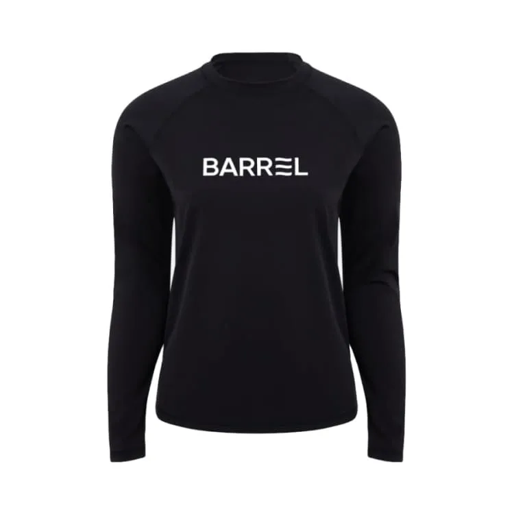 Barrel Women Essential RelaxFit Rashguard-BLACK