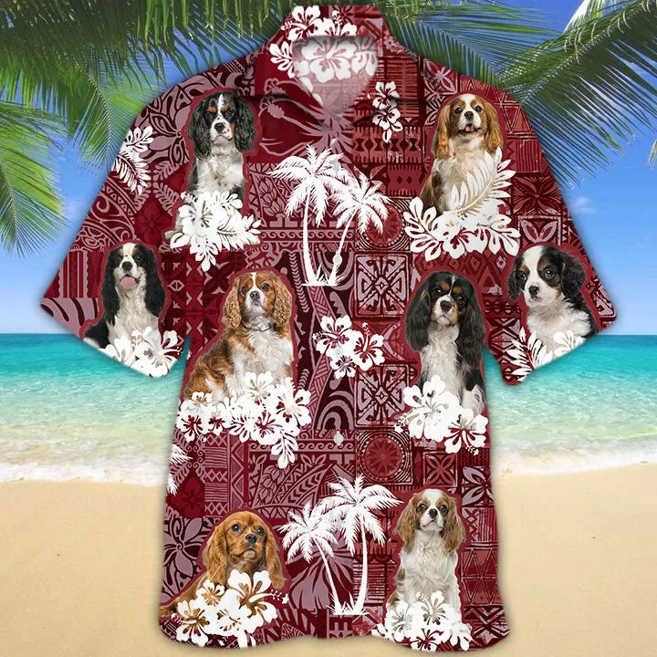 Cavalier King Charles Spaniel Hawaiian Shirt, Hawaiian Shirt For Men Women