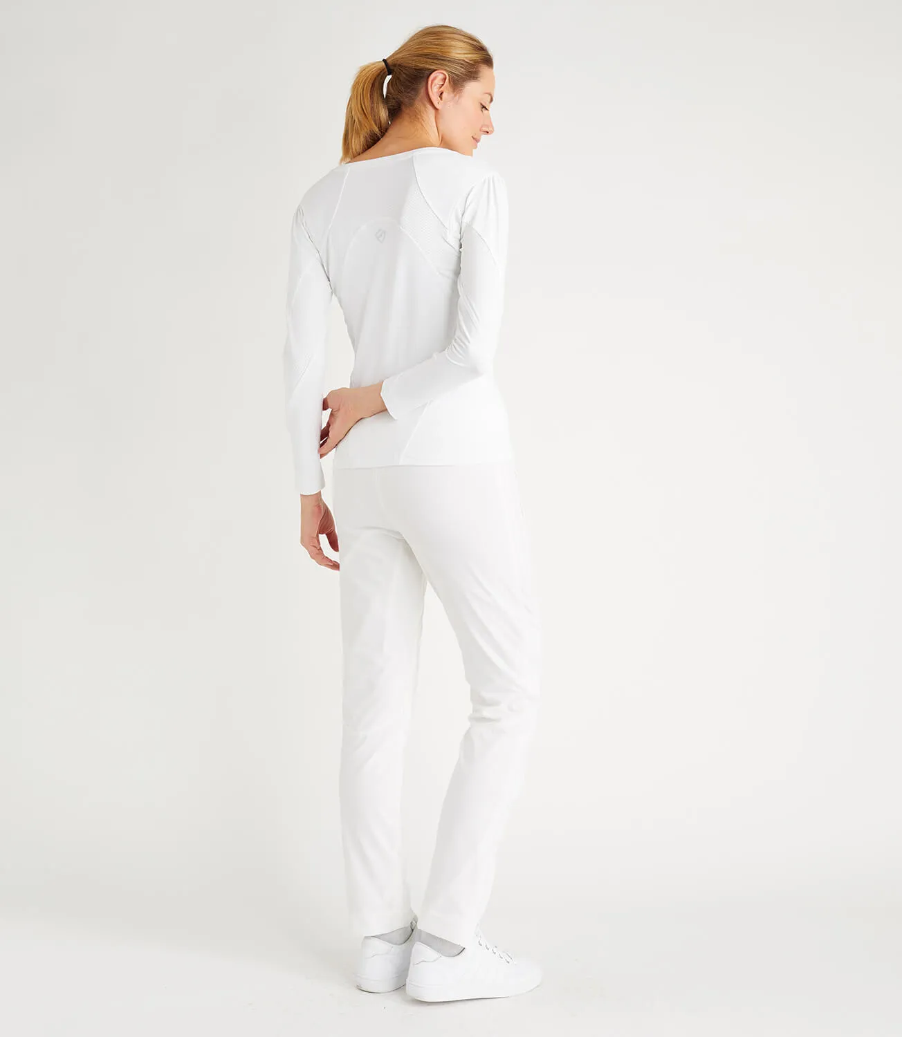 Chloe Tapered Pant - White