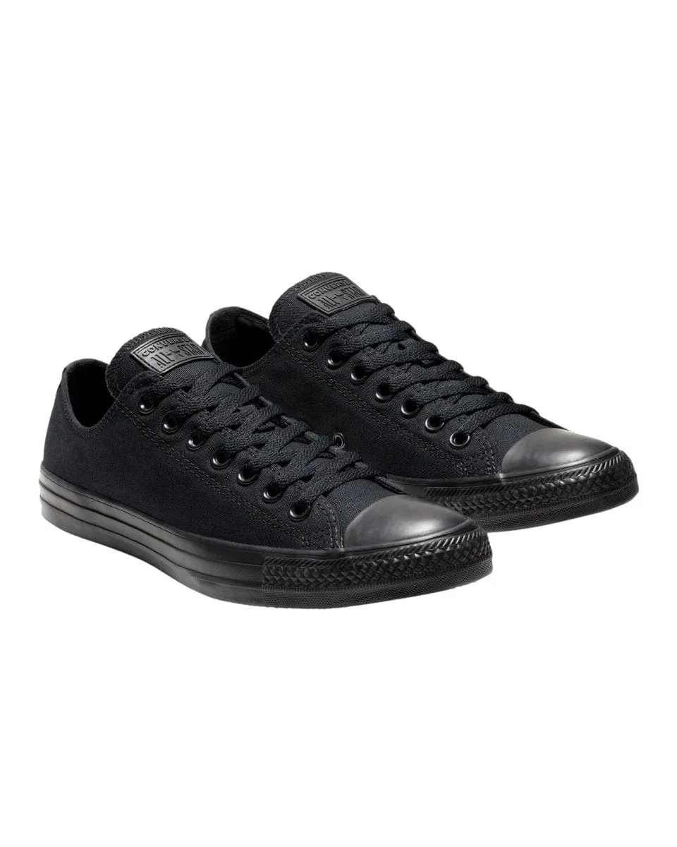 CONVERSE WOMEN'S CHUCK TAYLOR ALL STAR LOW TOP TRIPLE BLACK SHOE