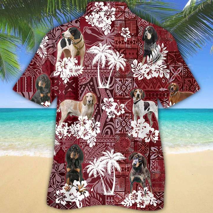 Coonhound Hawaiian Shirt, Coospod Hawaiian Shirt Full Size Men Women