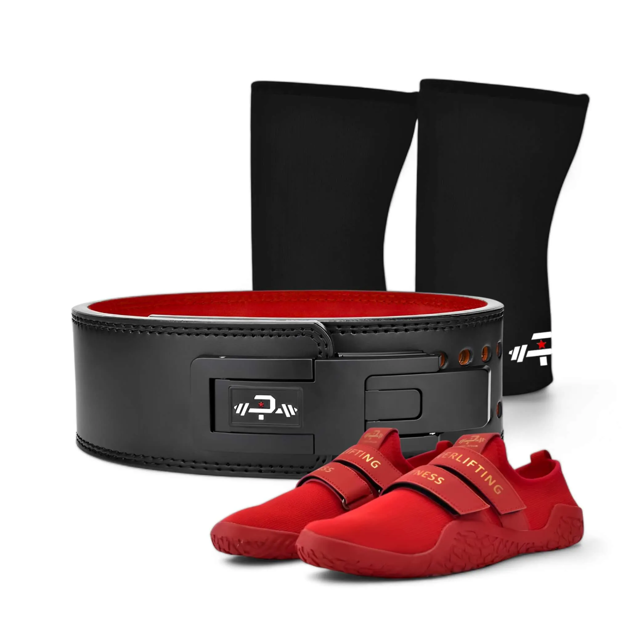 Dragon Series Training Bundle - Red Deadlift Slippers (B)