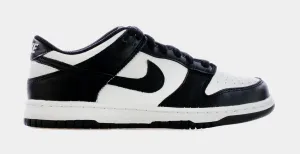 Dunk Low Retro Black White Grade School Lifestyle Shoes (White/Black) Free Shipping