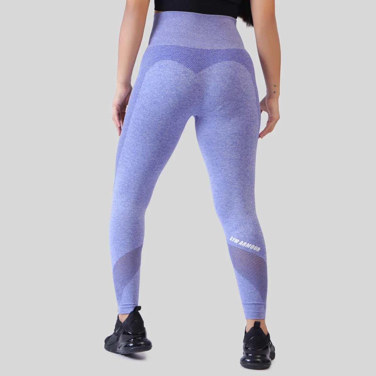 Edge Seamless Leggings (Blue)