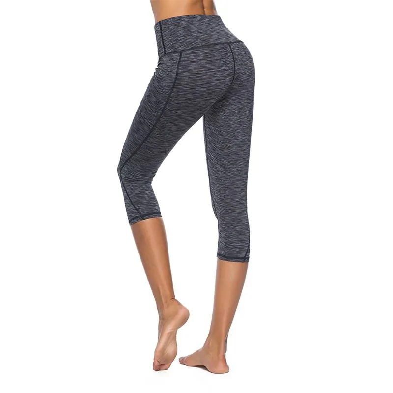 Elasticity Pocket Fitness Yoga Sports Leggings