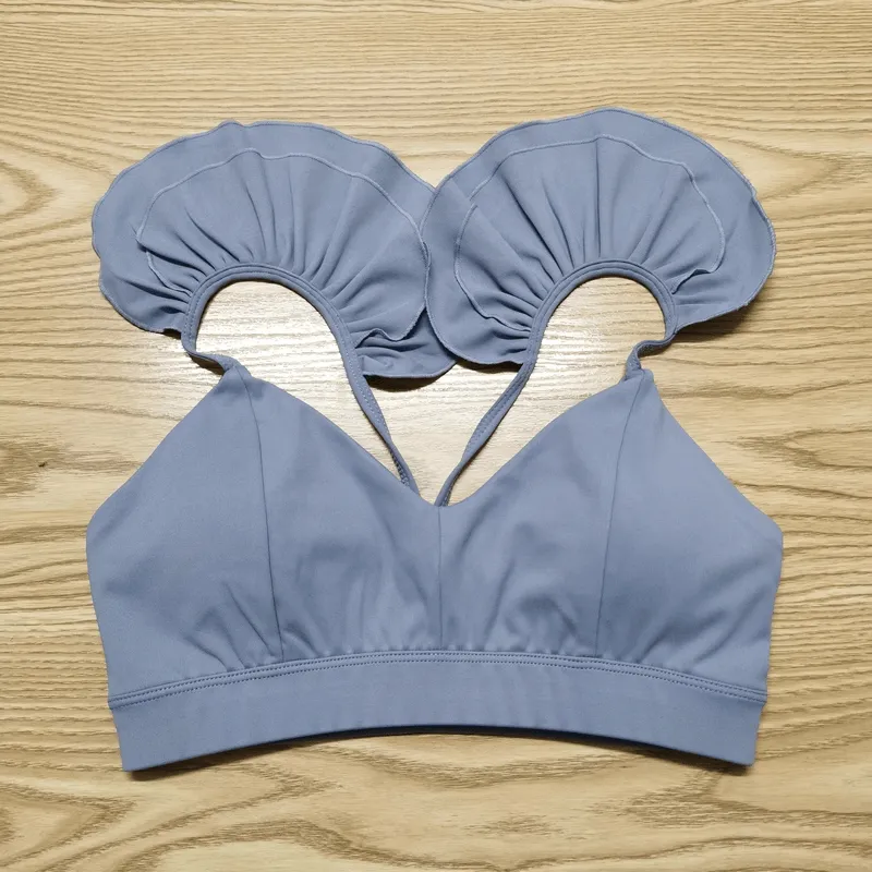 Fashion Solid Color Elastic Sports Bra for Women - SF1740