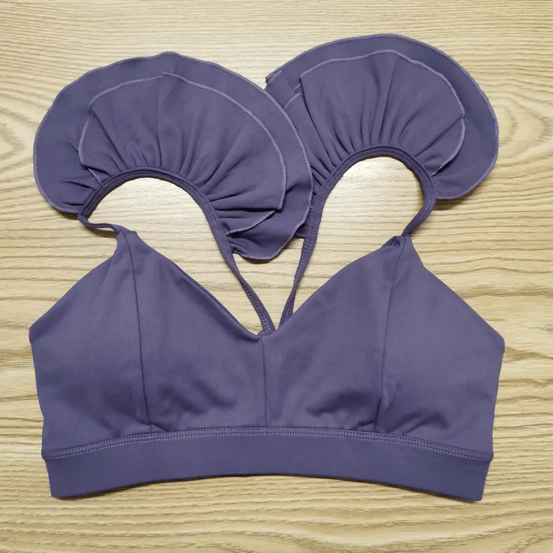 Fashion Solid Color Elastic Sports Bra for Women - SF1740