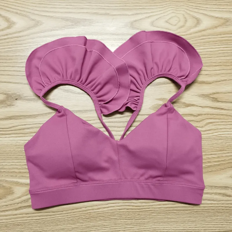 Fashion Solid Color Elastic Sports Bra for Women - SF1740