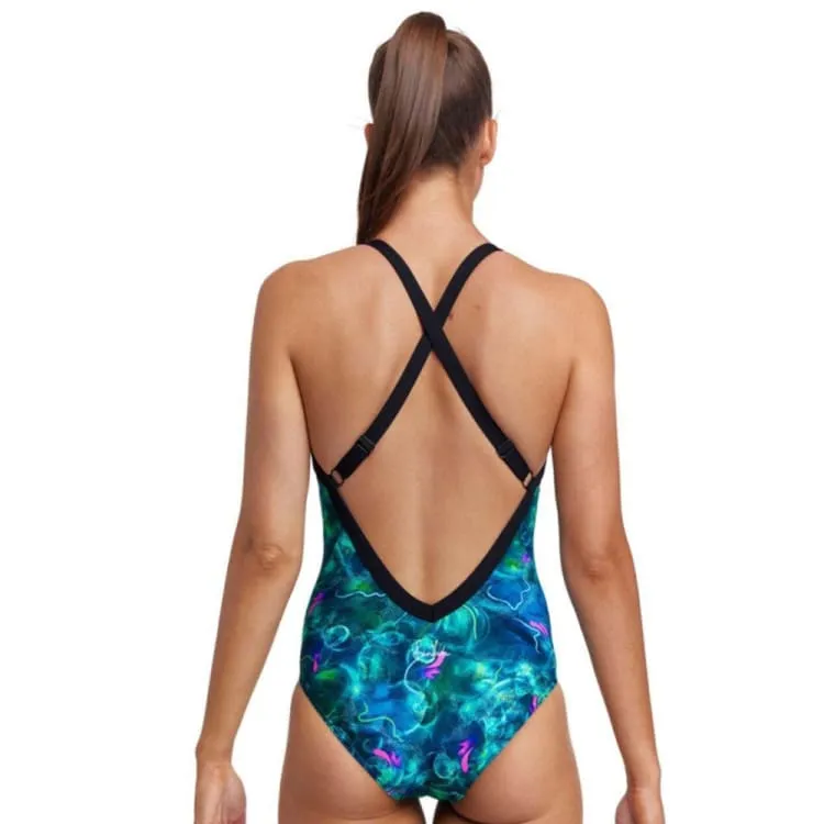 Funkita Women Sky Hi One Piece-Polar Lights