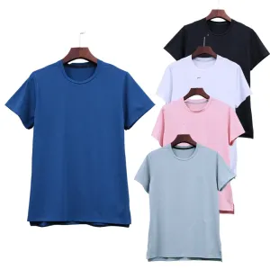 High Quality Spandex Men Women Kids Running T Shirt Quick Dry Fitness Shirt Training Exercise Clothes Gym Sports Shirts Tops