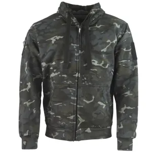 Kombat Spec-Ops Zipped Hoodie BTP Black Camo