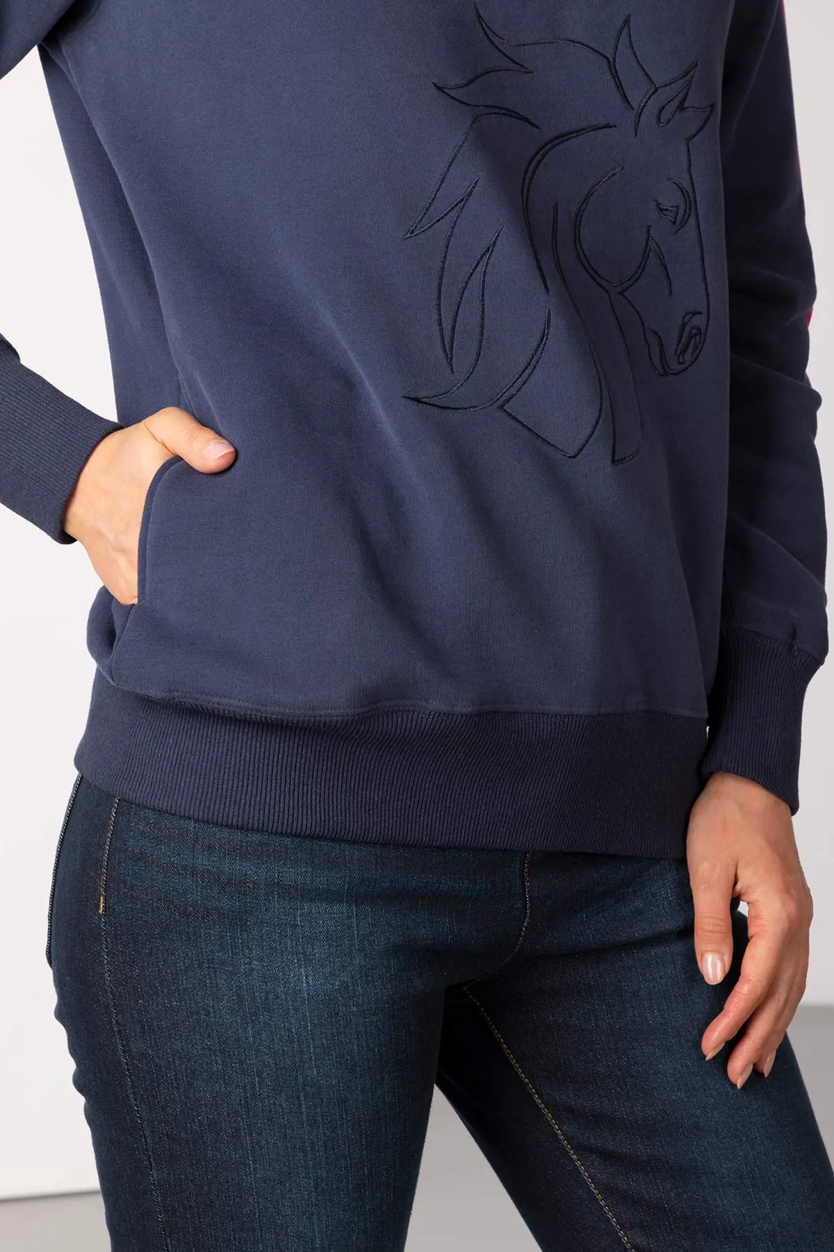 Ladies Horse Head Sweatshirt