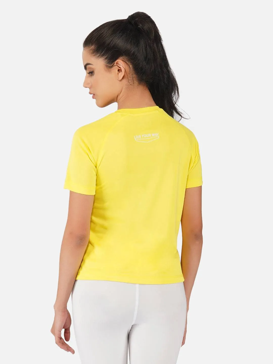 Lemon Yellow Raglan T-Shirt RWW2060