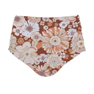 Maka-Hou Women High Waist Bikini Panties-RETRO FLOWER (Japanese Brand)