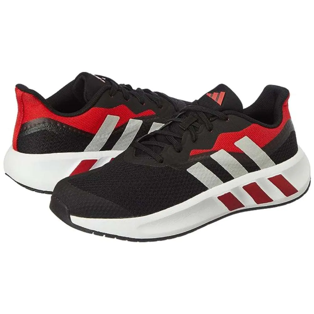 Men's Adilaska Running Shoe (Core Black/Silver/Scarlet)