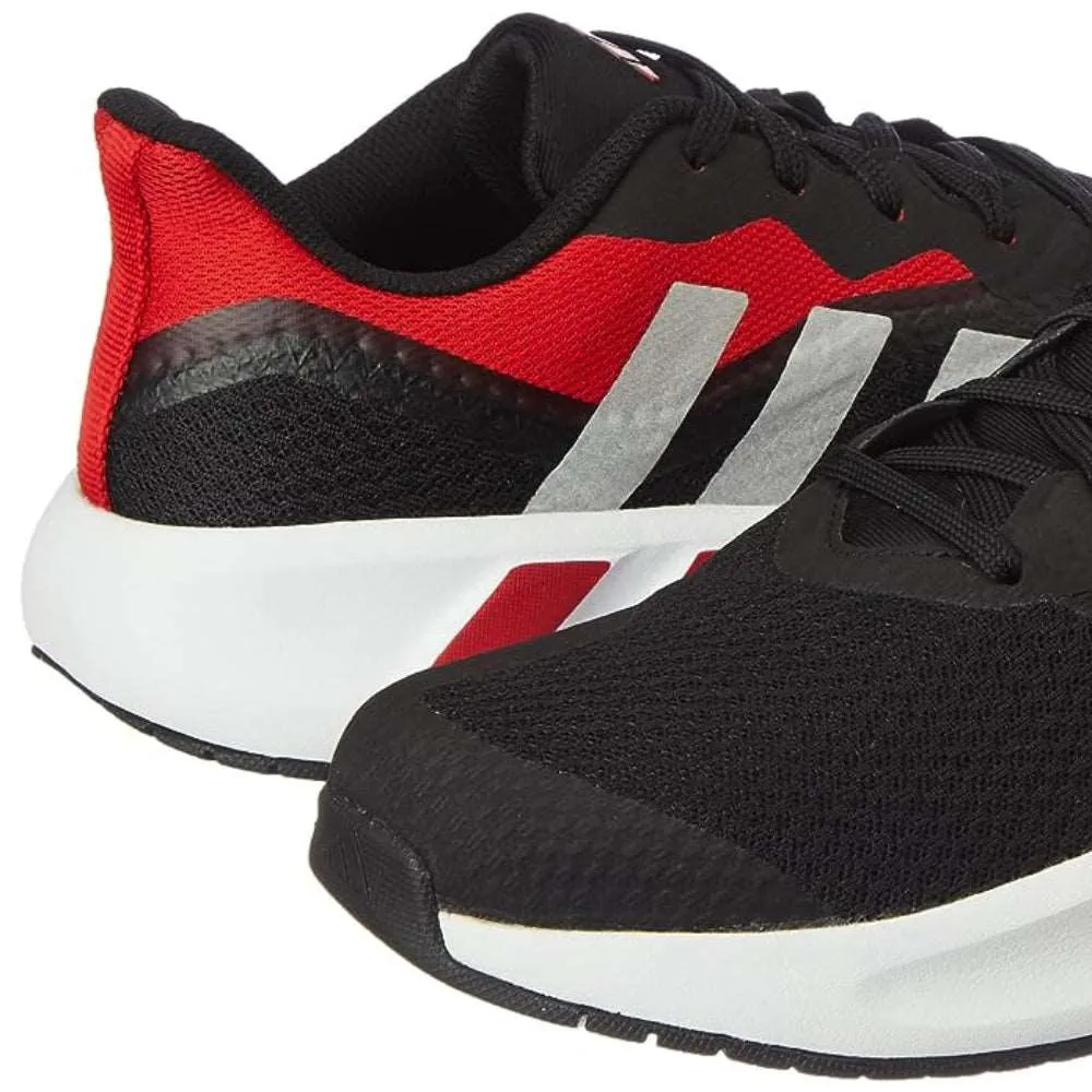 Men's Adilaska Running Shoe (Core Black/Silver/Scarlet)