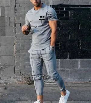 Men's Classic Short-Sleeve T-Shirt Suit