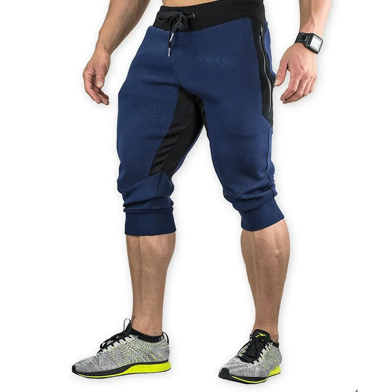 Men's Sports Shorts with Zippered Pockets for Training - SF1134