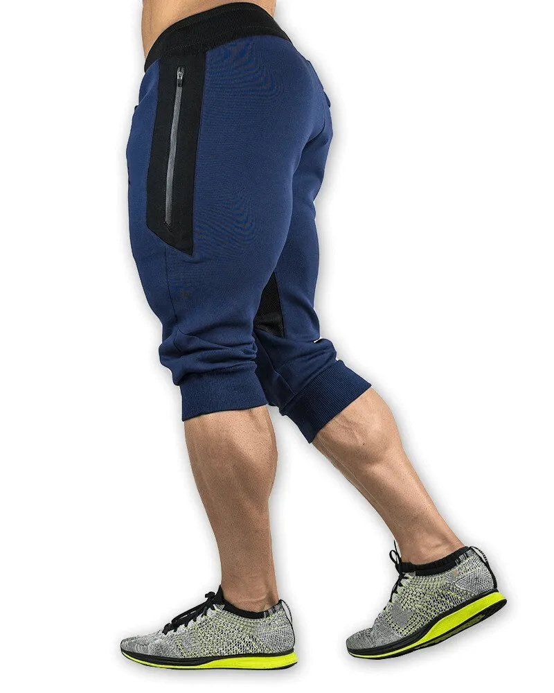 Men's Sports Shorts with Zippered Pockets for Training - SF1134