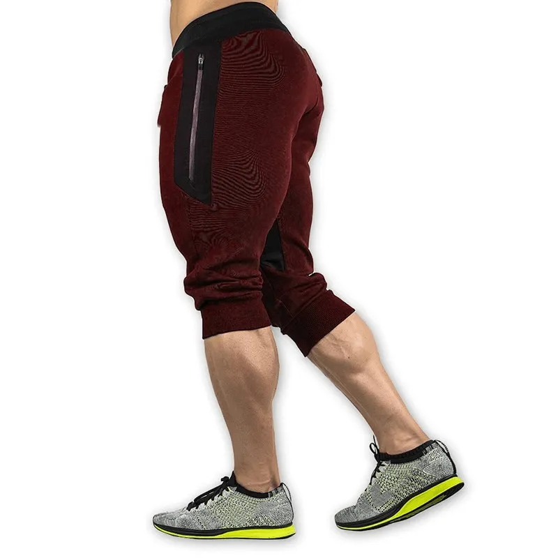 Men's Sports Shorts with Zippered Pockets for Training - SF1134