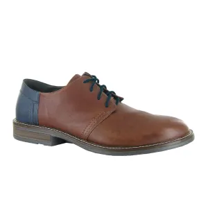 Naot Chief Oxford (Men) - Soft Chestnut Leather/Soft Ink Leather