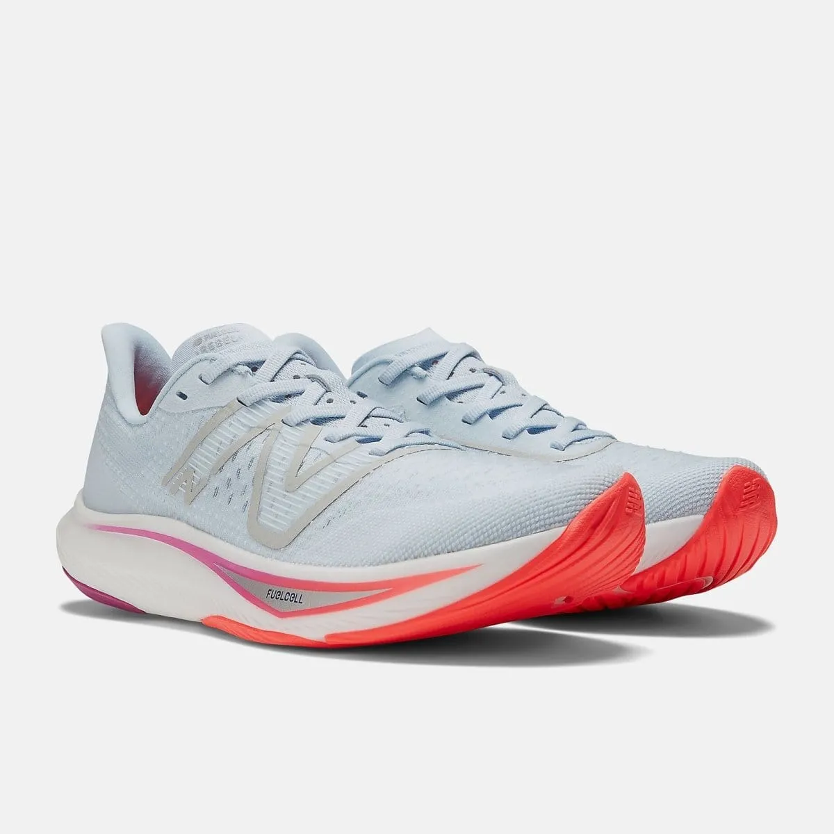 NEW BALANCE WOMEN'S FUELCELL REBEL V3 BLUE/PINK RUNNING SHOES