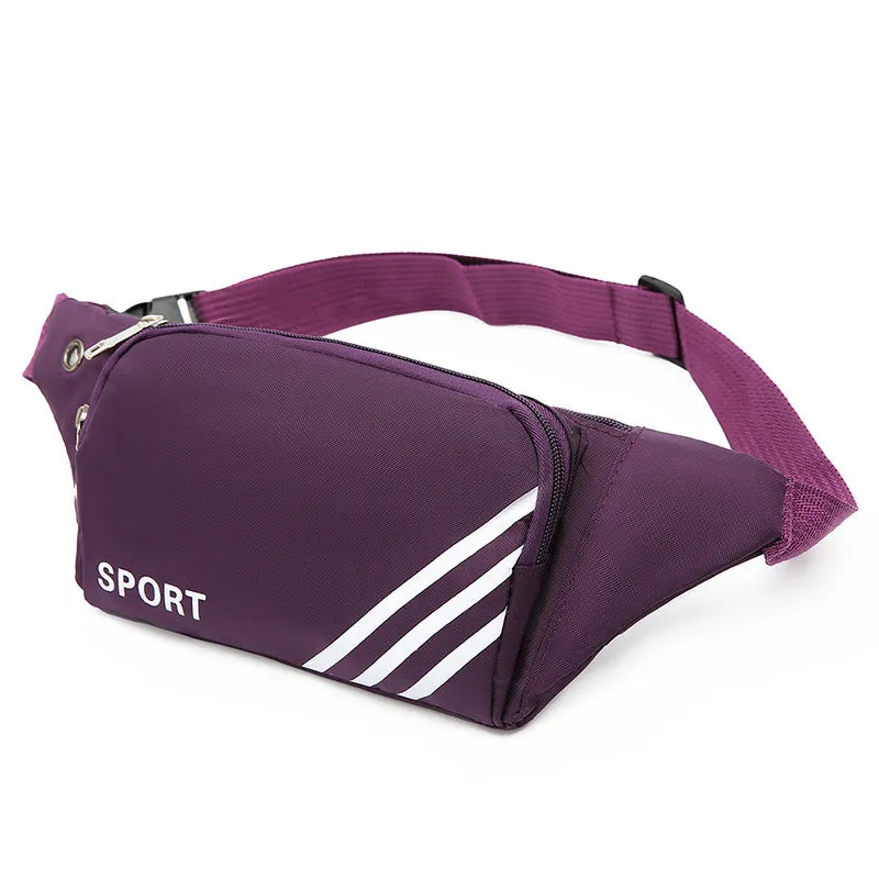 New Running Sports Men's Waist Bag Fashion Women's Cross-Body Chest Bag Change Cashier Mobile Phone Bag