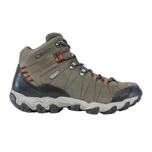 Oboz Bridger Mid B-DRY Hiking Boot (Men) - Raven Gray