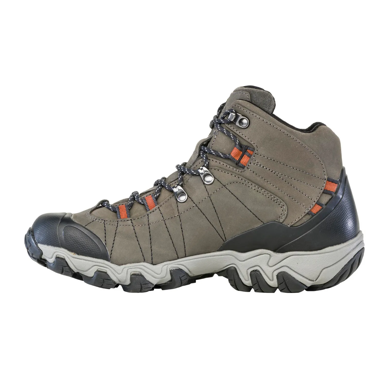 Oboz Bridger Mid B-DRY Hiking Boot (Men) - Raven Gray