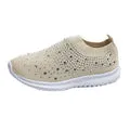 Optimize product title: Sparkling Rhinestone Stretch Sock Shoes for Men and Women - European and American Plus Size - Casual Sneaker