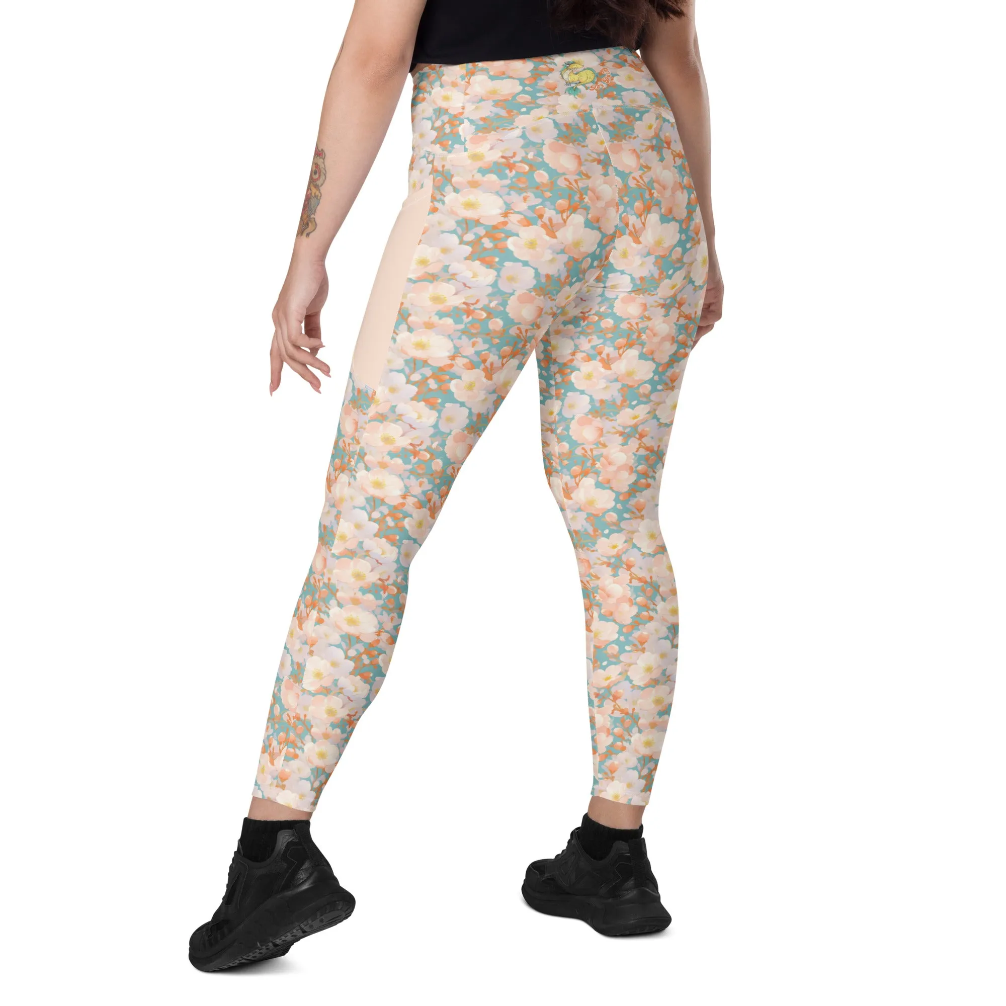 Orange Blossom- Leggings with pockets