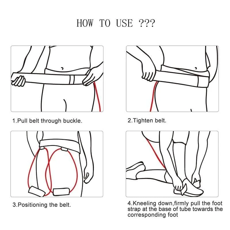 Resistance Bands for Muscle Butt Legs