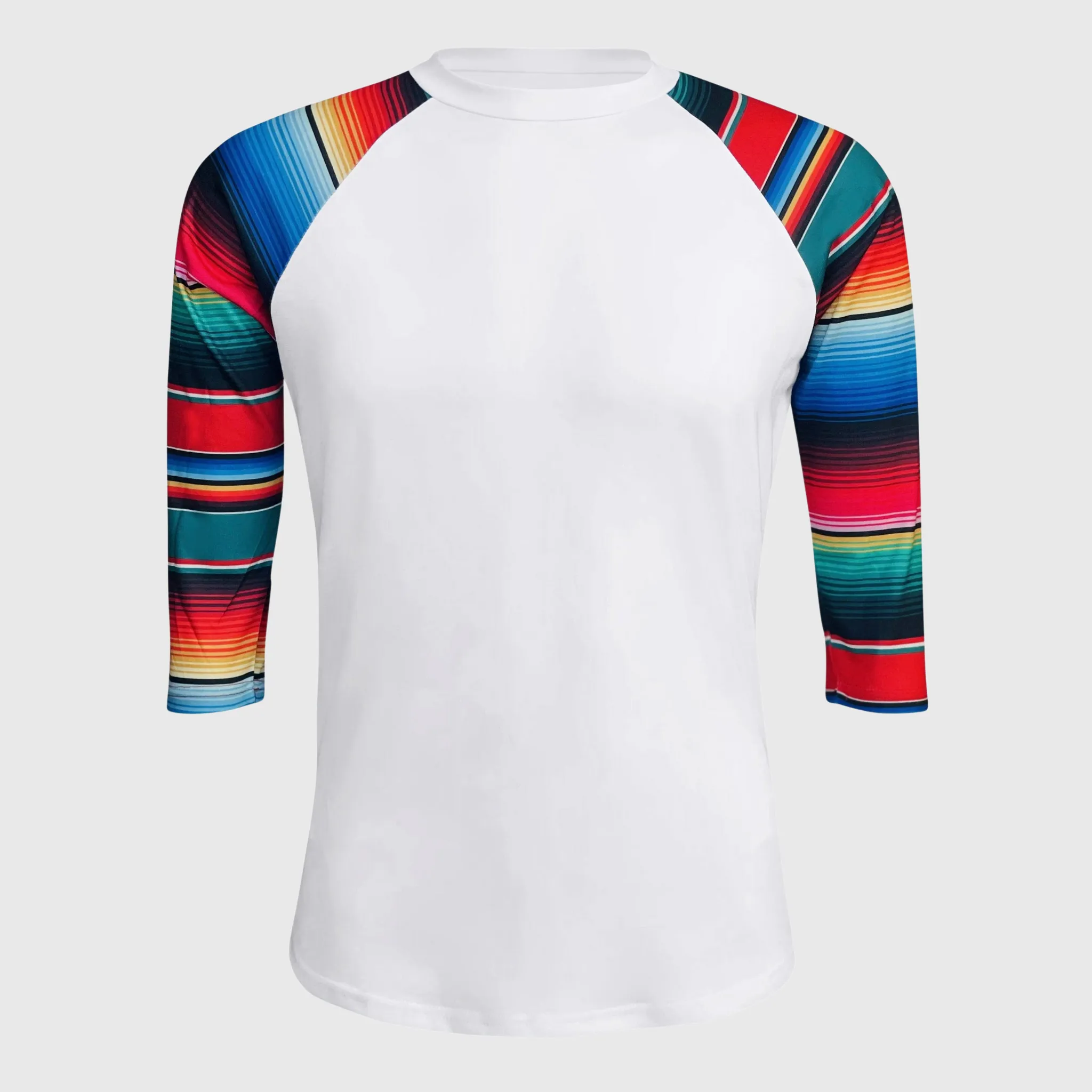 Serape White Polyester Top