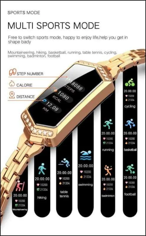 Sport Smart Watch Fitness Bracelet