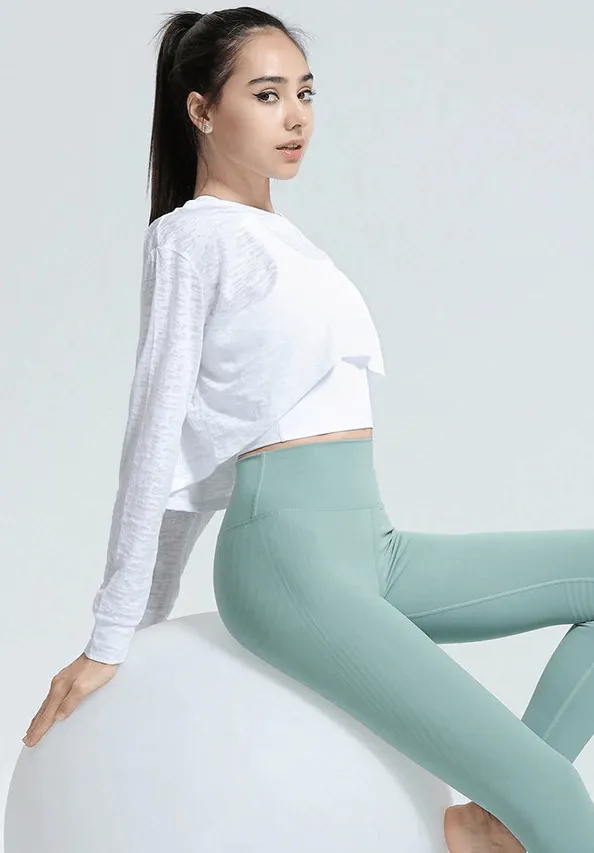 Sports Long-Sleeved Loose Top / Oversize Fitness Clothes - SF0124