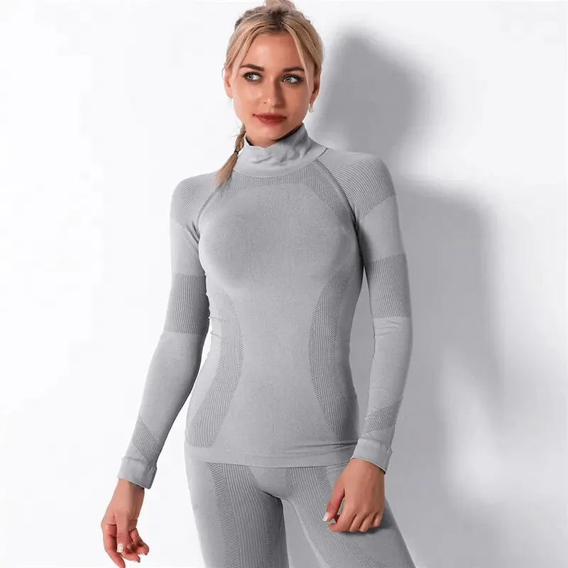 Stretchy Seamless Super Soft Long Sleeves Top for Sport - SF1652